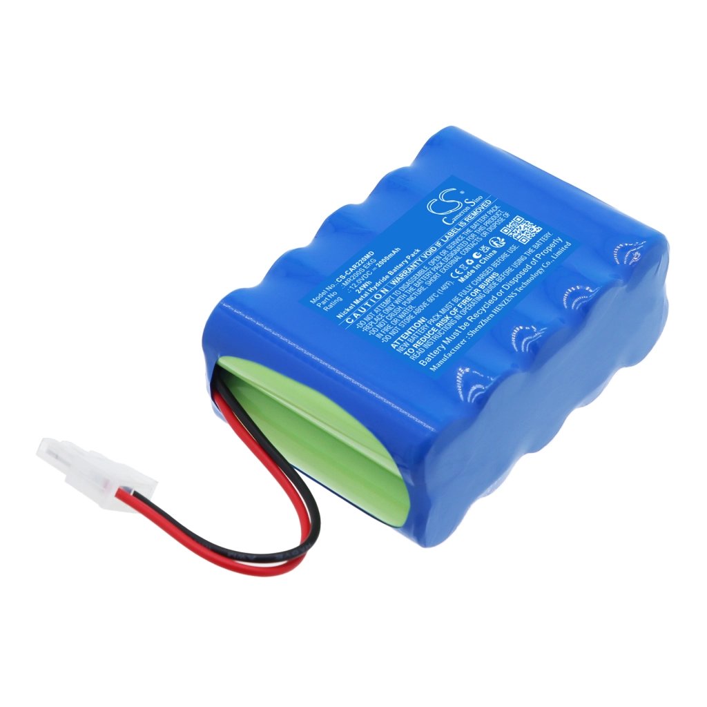 Cardioline MR200S EKG 12.0V 2000mAh / 24Wh medical device battery