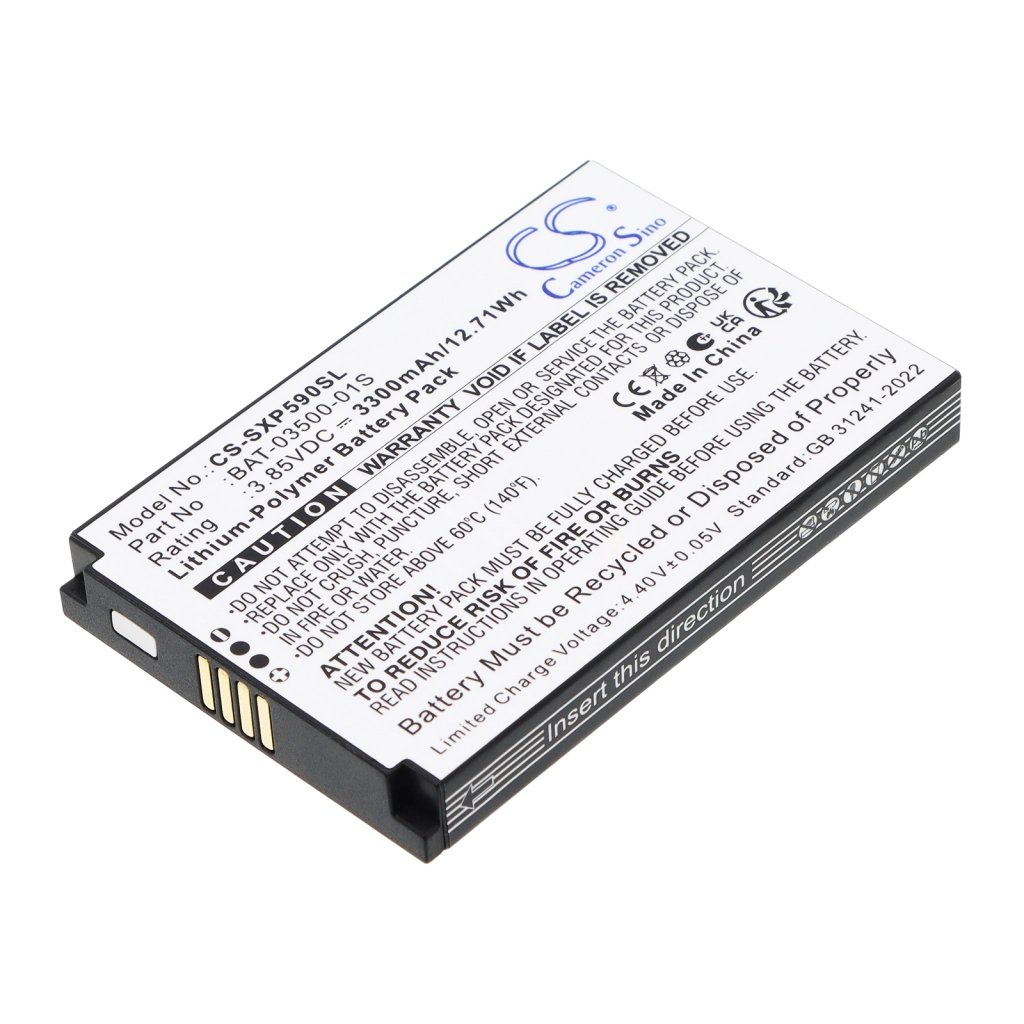 Sonim XP5900 3.85V 3300mAh / 12.71Wh smartphone battery