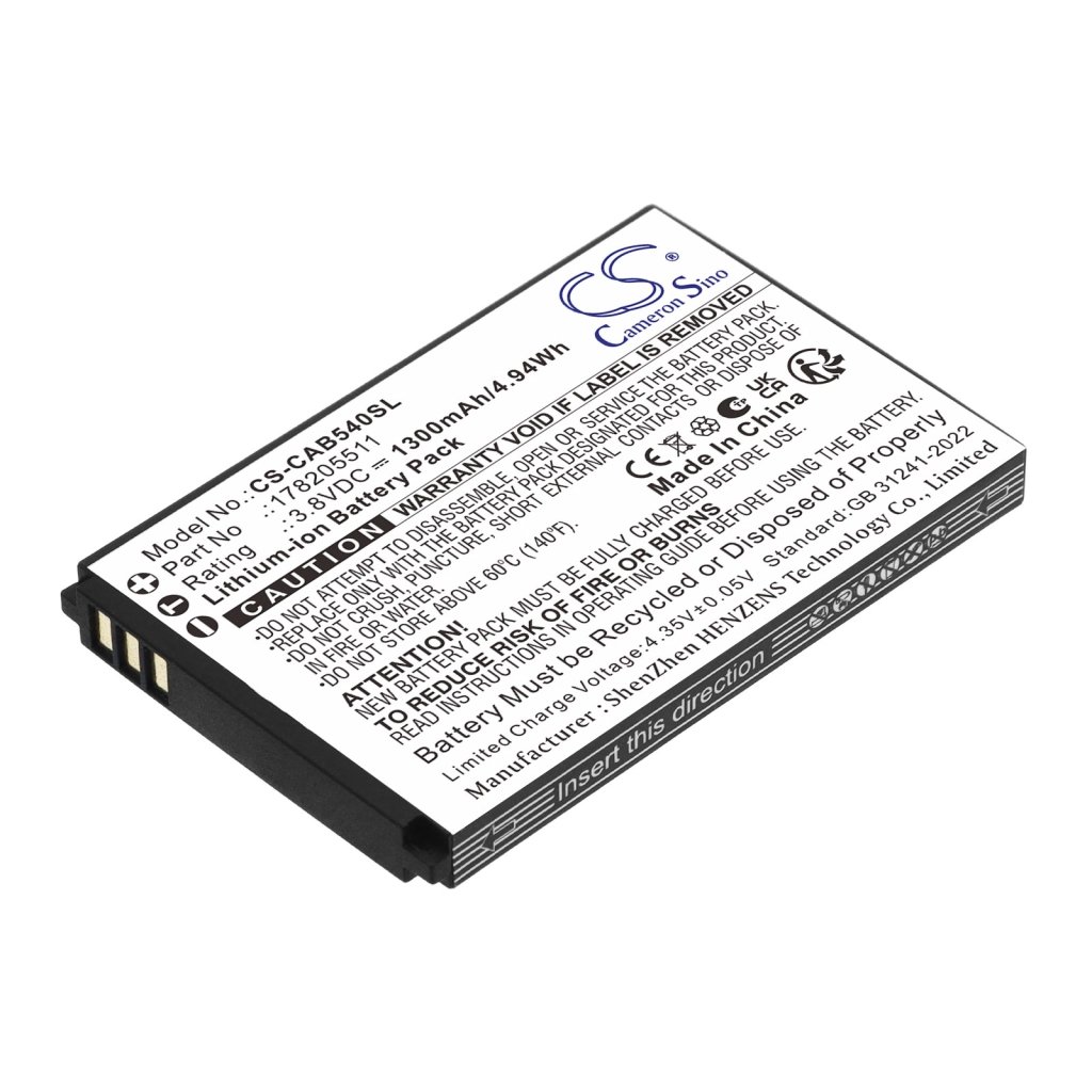 CAT B40 3.8V 1300mAh / 4.94Wh smartphone battery