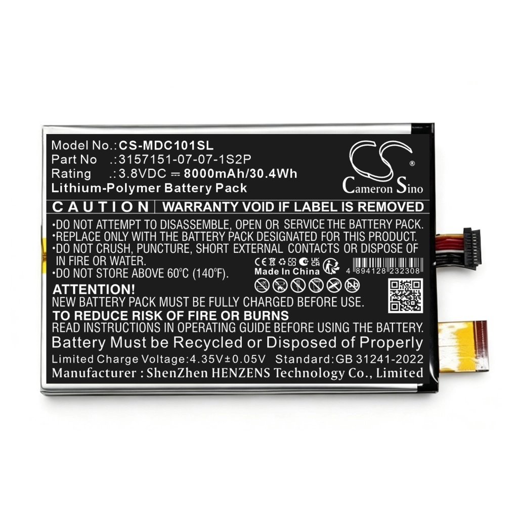 Medion MD99783 3.8V 8000mAh / 30.4Wh tablet battery