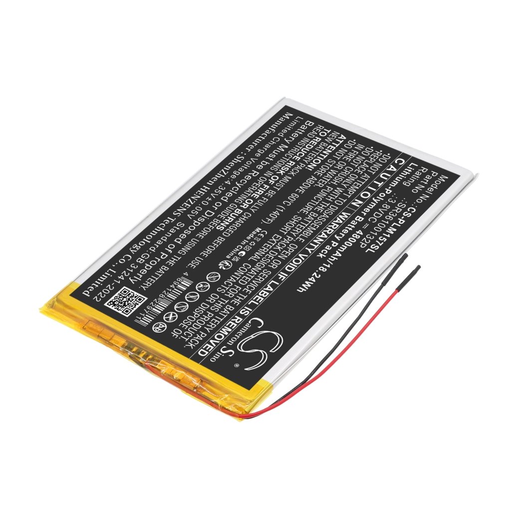 Polaroid MIDC157PCE 3.8V 4800mAh / 18.24Wh tablet battery