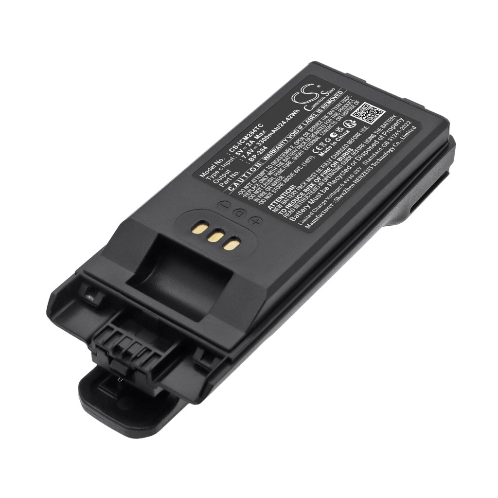 Icom IC-F3400 7.4V 3300mAh / 24.42Wh two-way radio battery