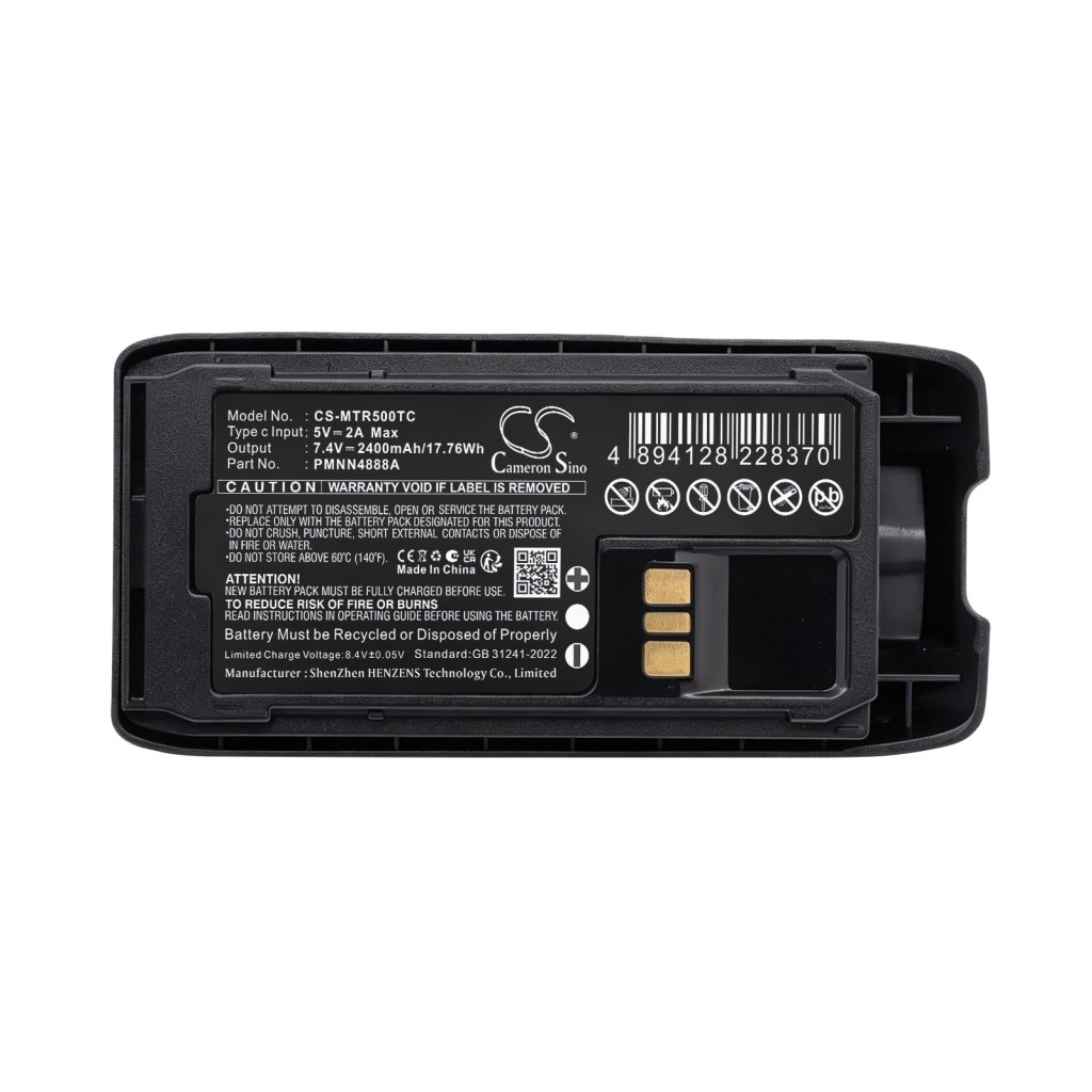 Motorola R5 7.4V 2400mAh / 17.76Wh two-way radio battery