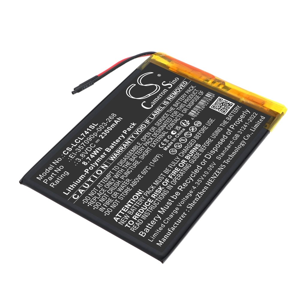 Logicom L-ement Tab 741 3.8V 2300mAh / 8.74Wh tablet battery
