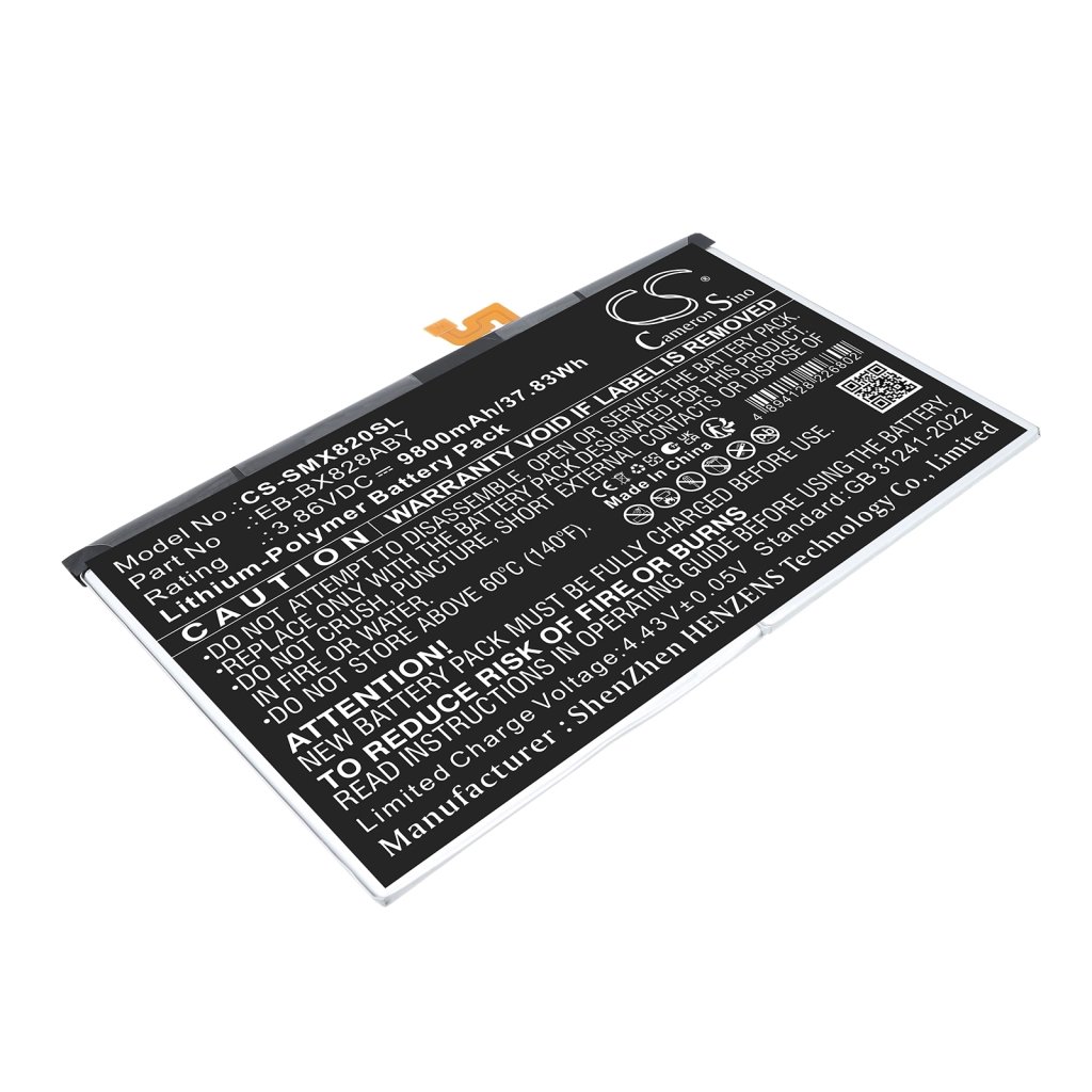Samsung Galaxy Tab S10+ 3.86V 9800mAh / 37.83Wh tablet battery