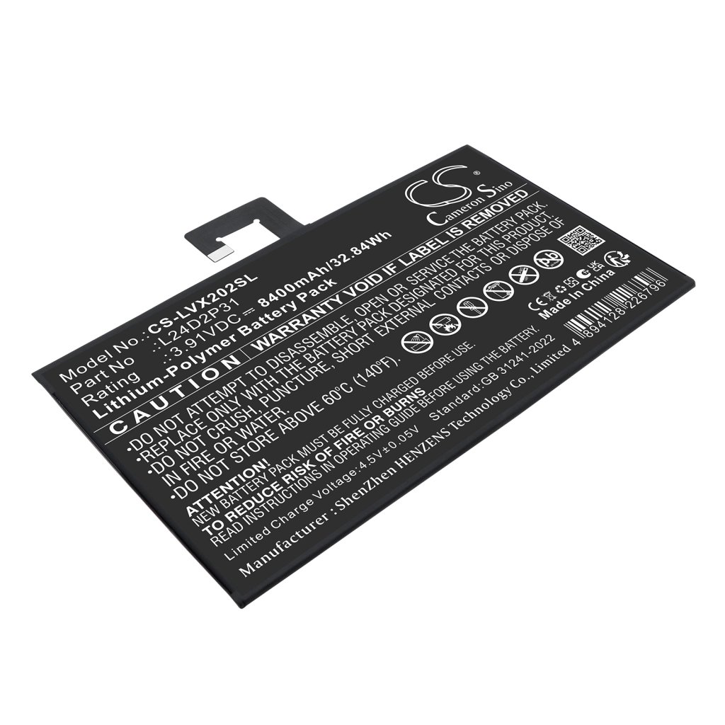 Lenovo XiaoXin Pad Pro 2024 3.91V 8400mAh / 32.84Wh tablet battery