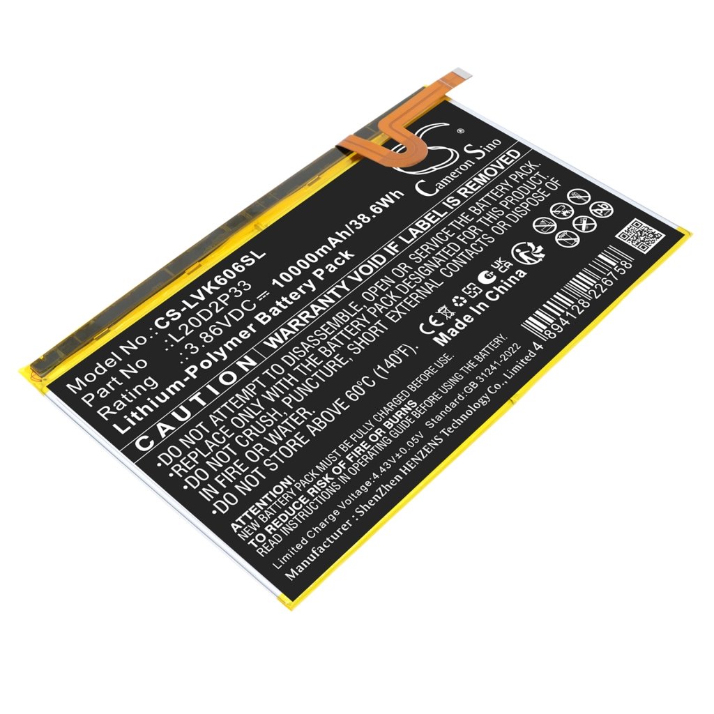 Lenovo Yoga Pad Pro 3.86V 10000mAh / 38.6Wh tablet battery
