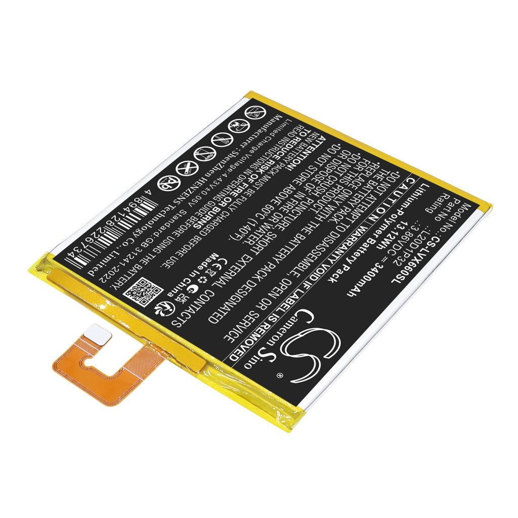 Lenovo TB-X6C6F 3.86V 3400mAh / 13.12Wh tablet battery
