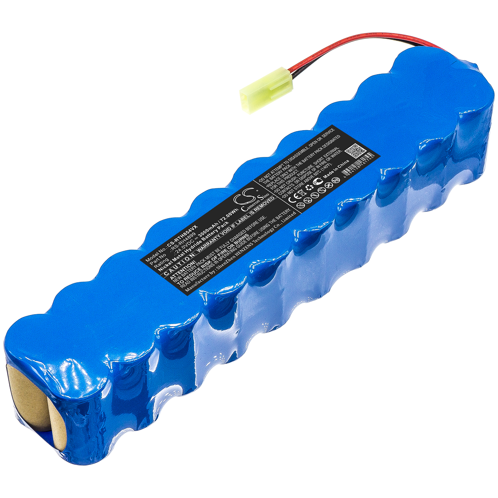 CellePhone Batteria Ni-MH 3000mAh 18V Per Rowenta RH8753 RH8758 E Tefal TY8751 – Sostituisce RS-RH5233