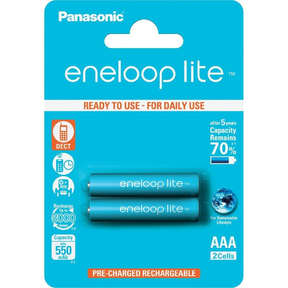 Eneloop Lite AAA/R03 rechargeable battery 2-pack