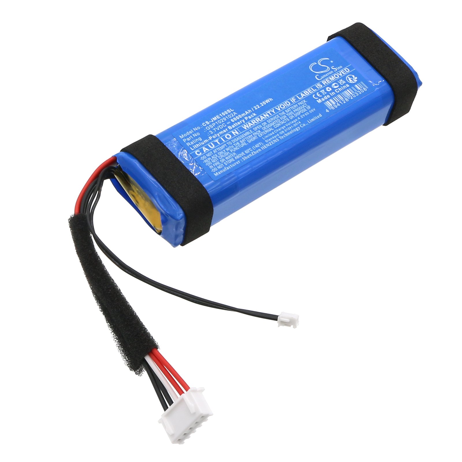 thumbnail image 2 of Cameron Sino Replacement Battery For JBL Charge 3 Speaker – 6000mAh 3.7V (Part #GSP1029102A) 2 of 10