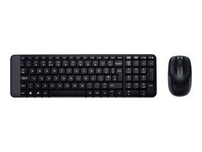 Logitech Keyboard and Mouse Set MK220 - US Layout - Black, 920-003161 (920-003161)