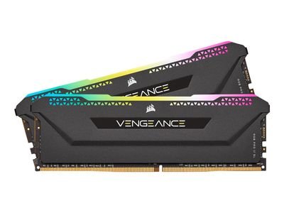 CORSAIR Vengeance RGB PRO SL - DDR4 - kit - 32 GB: 2 x 16 GB - DIMM 288-pin - 3200 MHz / PC4-25600 - unbuffered, CMH32GX4M2E3200C16