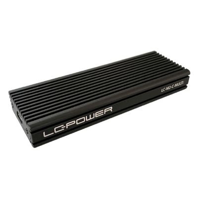 LC-Power storage enclosure LC-M2-C-MULTI - NVMe/SATA SSD - USB 3.2, LC-M2-C-MULTI