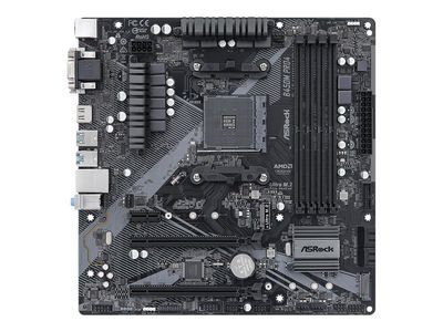 ASRock Mainboard B450M Pro4 R2.0 - micro ATX - Socket AM4 - AMD B450, 90-MXBEG0-A0UAYZ