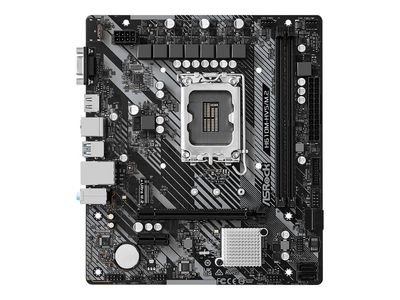 ASRock Motherboard H610M-HVS/M.2 R2.0 - Micro ATX - Socket LGA1700 - AMD H610, 90-MXBJJ0-A0UAYZ