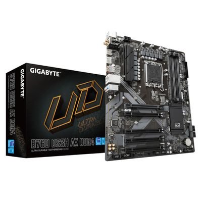 GIGABYTE Mainboard B760 DS3H AX DDR4 - ATX - Socket Intel 1700 - Intel B760, B760 DS3H AX DDR4