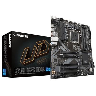 Gigabyte Mainboard B760 DS3H - Micro-ATX - LGA 1700 - Intel B760, B760 DS3H DDR4