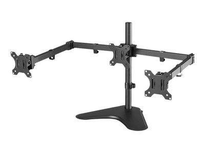 Neomounts FPMA-D550DD3 stand - full-motion - for 3 monitors - black, FPMA-D550DD3BLACK