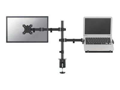 Neomounts FPMA-D550NOTEBOOK mounting kit - full-motion - for LCD display / notebook - black, FPMA-D550NOTEBOOK