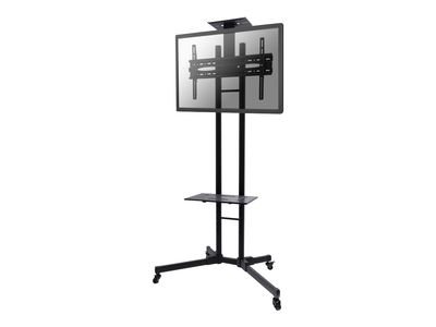 Neomounts PLASMA-M1700E cart - for flat panel / AV system - black, PLASMA-M1700E