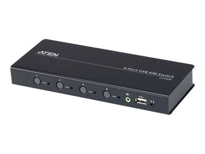 ATEN CS724KM USB Boundless KM Switch - keyboard/mouse/USB/audio switch - 4 ports, CS724KM