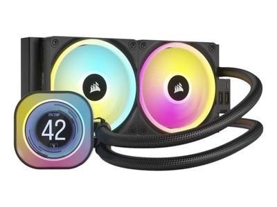 CORSAIR iCUE Link LCD H100i RGB - processor liquid cooling system, CW-9061007-WW