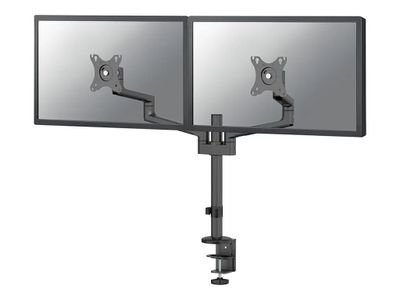 Neomounts DS60-425BL2 mounting kit - full-motion - for 2 monitors - black, DS60-425BL2