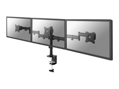 Neomounts NM-D135D3 mounting kit - full-motion - for 3 LCD displays - black, NM-D135D3BLACK
