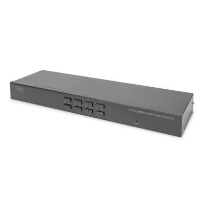 DIGITUS - KVM switch - HDMI - 8 ports - rack-mountable, DS-12910