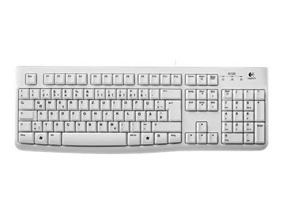 Logitech Keyboard K120 for Business - White, 920-003626