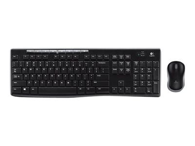 Logitech Keyboard and Mouse Set MK270 - Black, 920-004511