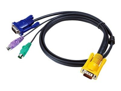 ATEN keyboard / video / mouse (KVM) cable - 3 m, 2L-5203P