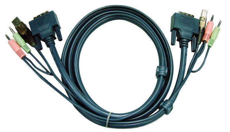 ATEN 2L-7D05U - video / USB / audio cable - 5 m, 2L-7D05U