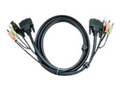 ATEN 2L-7D02UD - video / USB / audio cable - 1.8 m, 2L-7D02UD