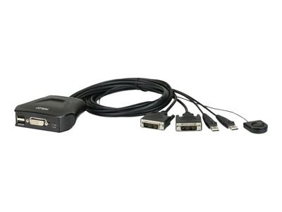 ATEN CS22D - KVM switch - 2 ports, CS22D