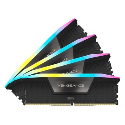 CORSAIR RAM VENGEANCE RGB - 192 GB (4 Ã— 48 GB Kit) - DDR5 5200 DIMM C38, CMH192GX5M4B5200C38