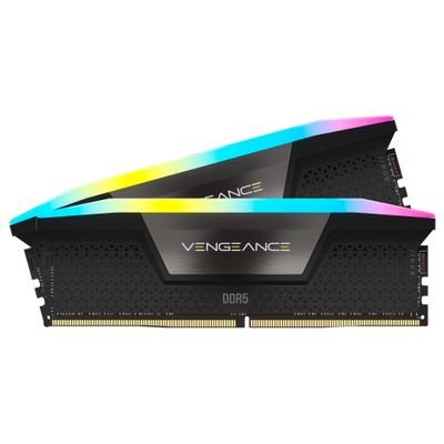 CORSAIR RAM Vengeance RGB - 48 GB (2 x 24 GB Kit) - DDR5 6000 DIMM CL36, CMH48GX5M2E6000C36