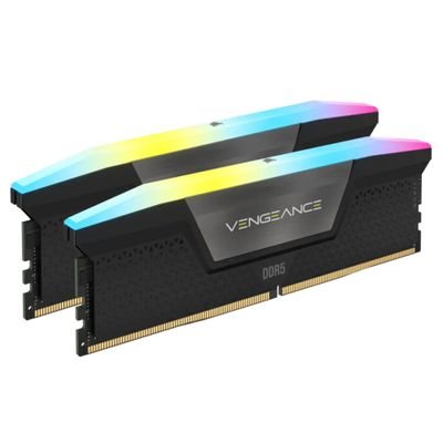 CORSAIR RAM Vengeance RGB - 48 GB (2 x 24 GB Kit) - DDR5 5600 DIMM CL40, CMH48GX5M2B5600C40
