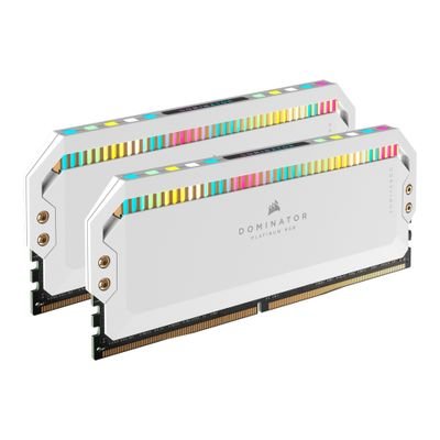 CORSAIR RAM Dominator Platinum RGB - 32 GB (2 x 16 GB Kit) - DDR5 6200 DIMM CL36, CMT32GX5M2X6200C36W