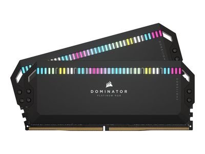 CORSAIR RAM Dominator Platinum RGB - 64 GB (2 x 32 GB Kit) - DDR5 5200 DIMM CL40, CMT64GX5M2B5200C40