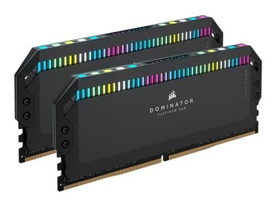CORSAIR RAM Dominator Platinum RGB - 64 GB (2 x 32 GB Kit) - DDR5 5600 DIMM CL40, CMT64GX5M2B5600C40
