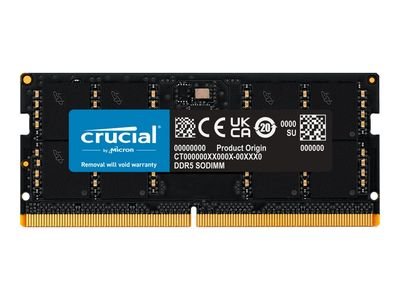 Crucial RAM - 32 GB - DDR5 4800 SO-DIMM CL40, CT32G48C40S5