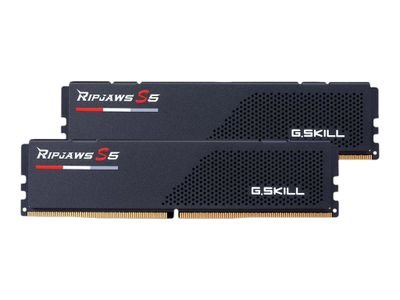 G.Skill RAM Ripjaws S5 - Low Profile - 32 GB (2 x 16 GB Kit) - DDR5 6400 DIMM CL32, F5-6400J3239G16GX2-RS5K