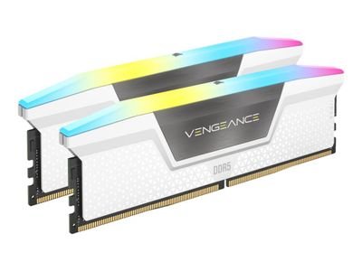 CORSAIR RAM Vengeance RGB - 32 GB (2 x 16 GB Kit) - DDR5 6000 DIMM CL36, CMH32GX5M2B6000C36W