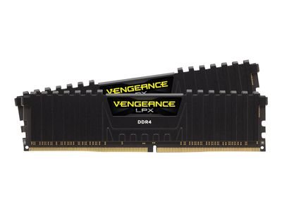 CORSAIR RAM Vengeance LPX - 16 GB (2 x 8 GB kit) - DDR4 3000 UDIMM CL15, CMK16GX4M2B3000C15