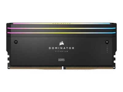 CORSAIR RAM Dominator Titanium RGB - 48 GB (2 x 24 GB Kit) - DDR5 6000 DIMM CL30, CMP48GX5M2B6000C30