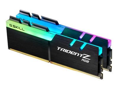 G.Skill RAM TridentZ RGB Series - 32 GB (2 x 16 GB Kit) - DDR4 3200 DIMM CL16, F4-3200C16D-32GTZRX