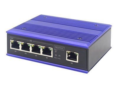 DIGITUS Professional DN-651118 Industrial - switch - 5 ports - unmanaged, DN-651118