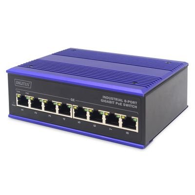 DIGITUS Industrial - switch - 8 ports - unmanaged, DN-651121